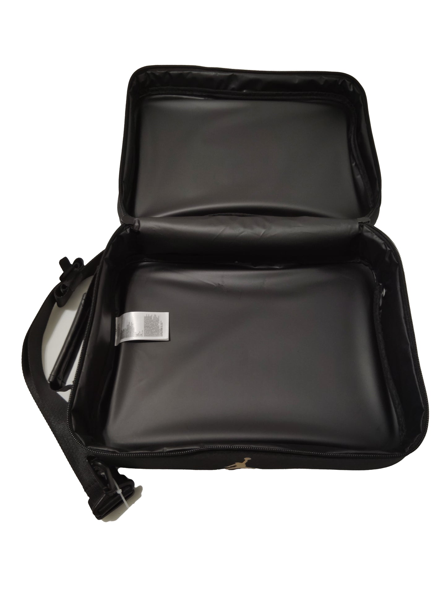 Jordan Black and Gold Shoe Bag