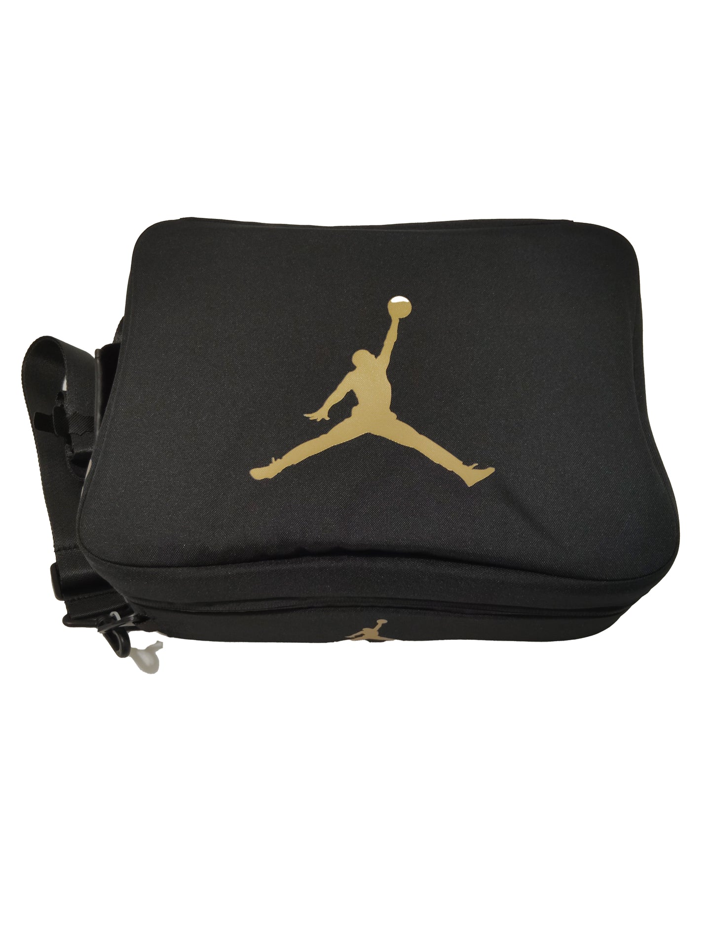 Jordan Black and Gold Shoe Bag