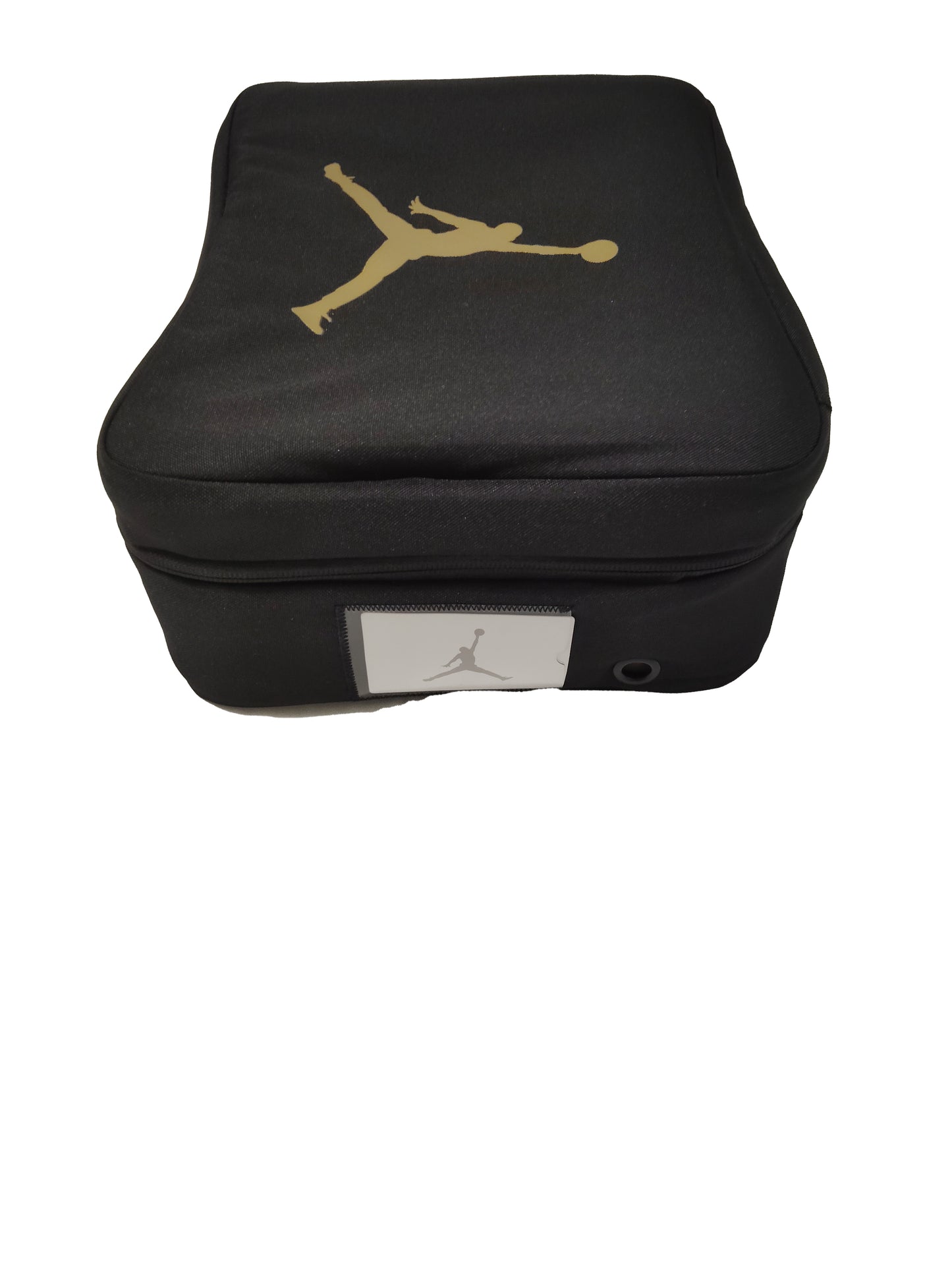 Jordan Black and Gold Shoe Bag