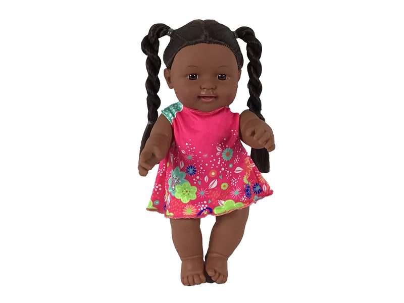 12’’ Black Baby Doll. African American Dolls for Girls.