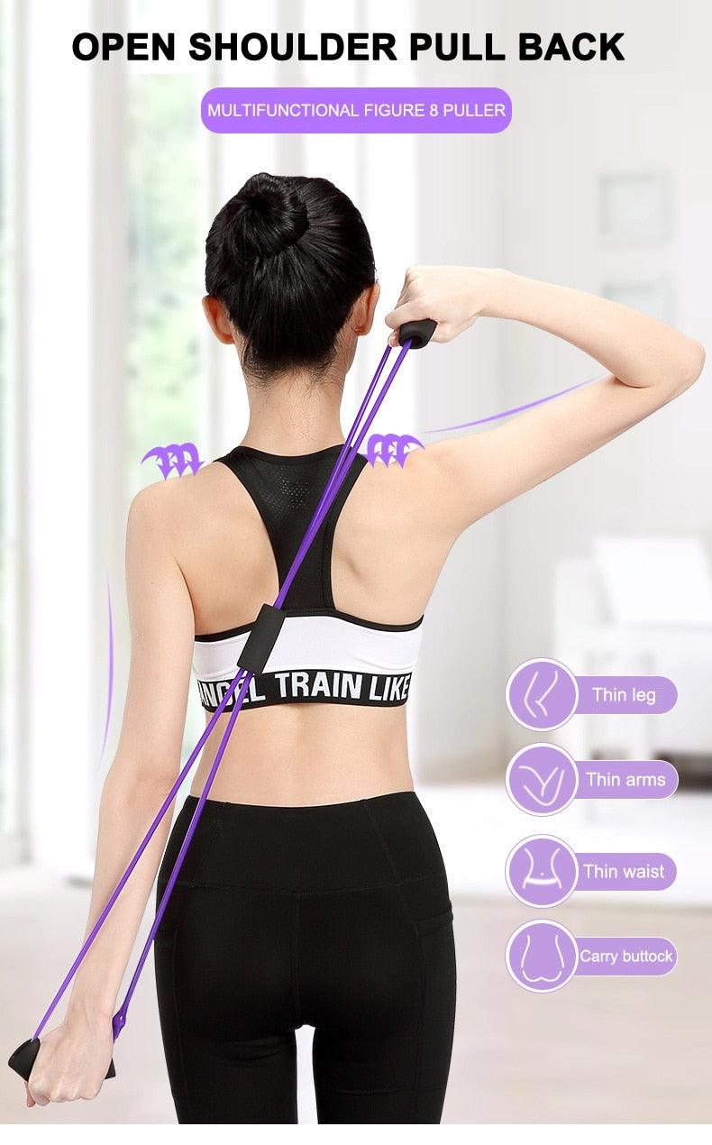 Slimming Yoga Rubber Resistance Band - bagholdersclothing