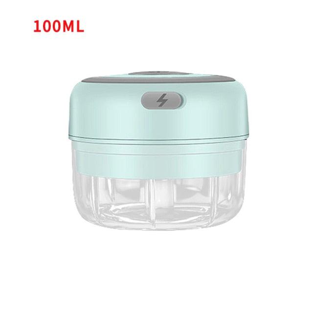 Plastic Electric Mini Garlic Chopper Mincer Food Chopper (100 ML)