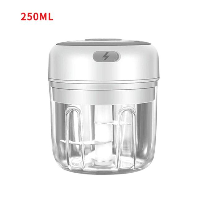 Electric Garlic Chopper, Mini Garlic Chopper Portable Wireless Food  Processor, Garlic Masher Mincer Crusher, Small Food Grinder For Chop Onion  Meat Nut Veggie Baby Food (100&250ML)