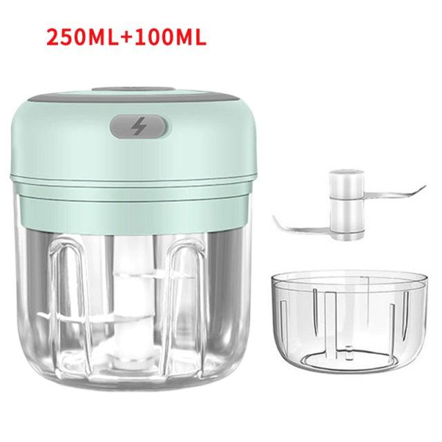 Electric Garlic Chopper 150ML Portable Veggie Chopper Veggie Blender for  Ginger